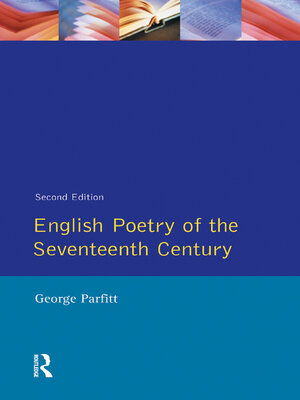 cover image of English Poetry of the Seventeenth Century